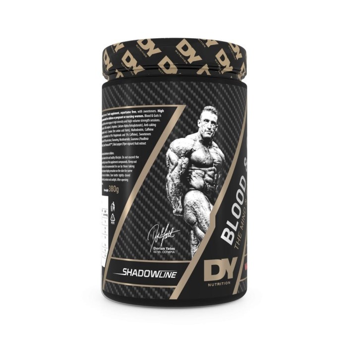 Blood & Guts Pre-Workout 380g Pepene Rosu - Dorian Yates Nutrition