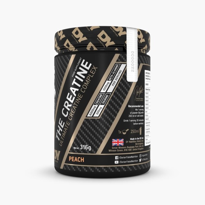 Creatina Dorian Yates Nutrition The Creatine 316g - Piersica
