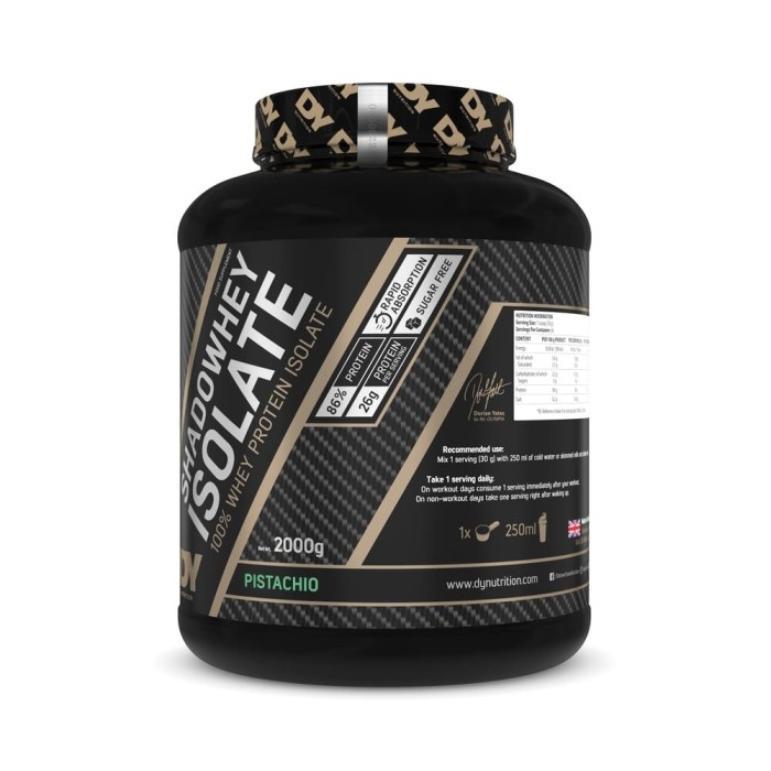 Proteină din Zer Shadowhey Isolate Fistic 2KG - Dorian Yates Nutrition