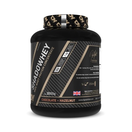 Proteină Concentrată 100% din Zer Shadowhey 2KG Ciocolata cu Alune - Dorian Yates Nutrition