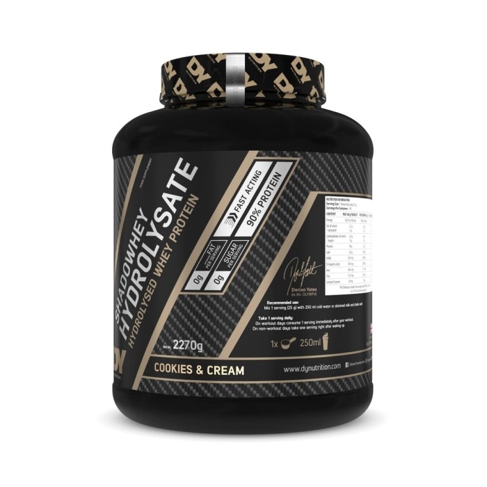 Shadowhey Proteină Hidrolizată din Zer Biscuiti cu Crema 2.27kg, Dorian Yates Nutrition