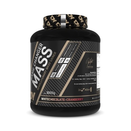Mass Gainer Game Changer Mass 3Kg Ciocolata alba cu Merisoare - Dorian yates Nutrition
