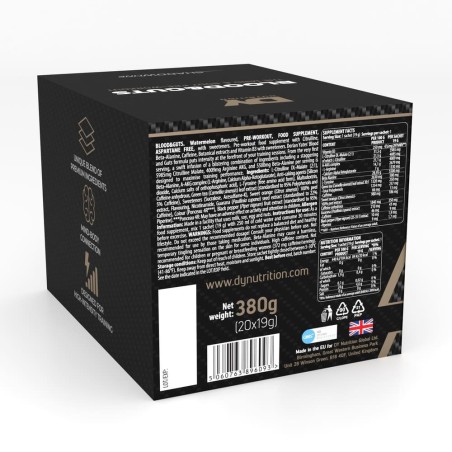 Blood & Guts Pre-Workout Cutie 20 plicuri Pepene Rosu - Dorian Yates Nutrition