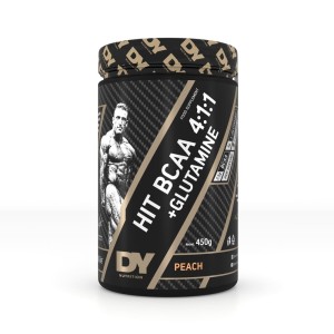 Glutamină HIT BCAA 4:1:1 Piersica 450g - Dorian Yates Nutrition