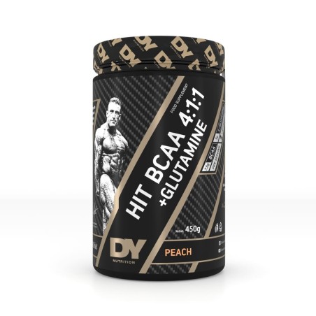 Glutamină HIT BCAA 4:1:1 Piersica 450g - Dorian Yates Nutrition