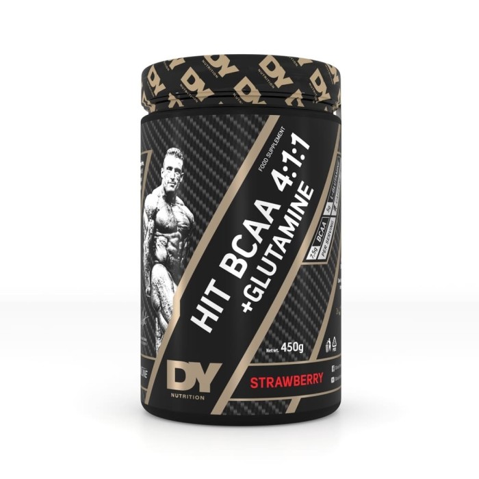 copie a Glutamină HIT BCAA 4:1:1 Căpșuni 450g - Dorian Yates Nutrition