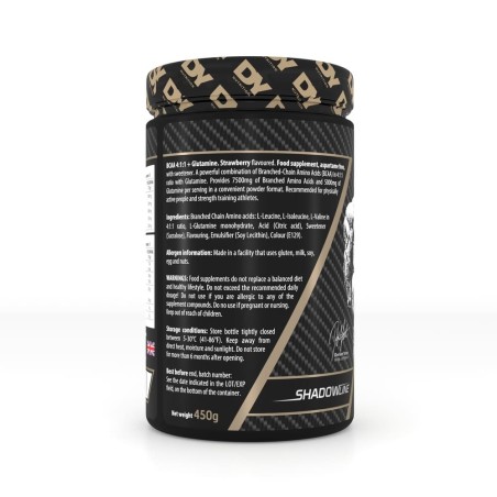 copie a Glutamină HIT BCAA 4:1:1 Căpșuni 450g - Dorian Yates Nutrition