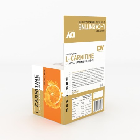 Aminoacid L-Carnitină Heritage Portocale 20X25ml - Dorian Yates Nutrition