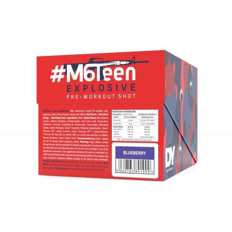 Pre-Workout Shot Lichid M6Teen Afine 12x60ml - Dorian Yates Nutrition