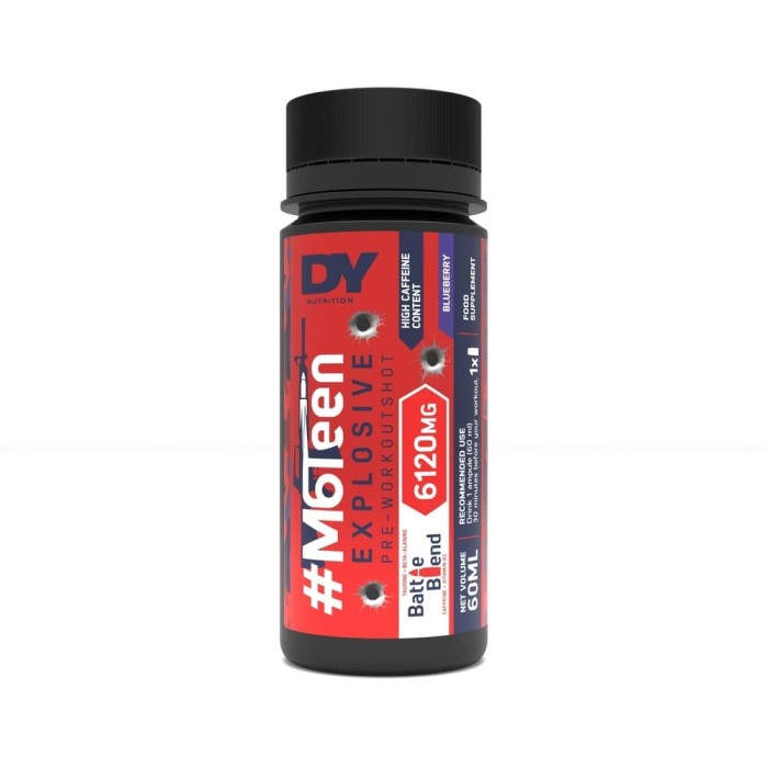 Pre-Workout Shot Lichid M6Teen Afine 12x60ml - Dorian Yates Nutrition