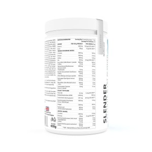Slender Zmeură - Anti Celulitic, Arzător de Grăsimi 450g - Dorian Yates Nutrition