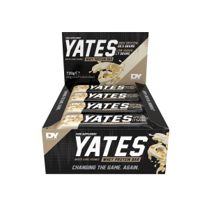 Baton Proteic Ciocolata alba cu Alune - Yates Bar - Dorian Yates Nutrition