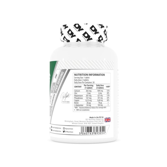 Calciu - Zinc - Magneziu 90 tablete - Dorian yates Nutrition