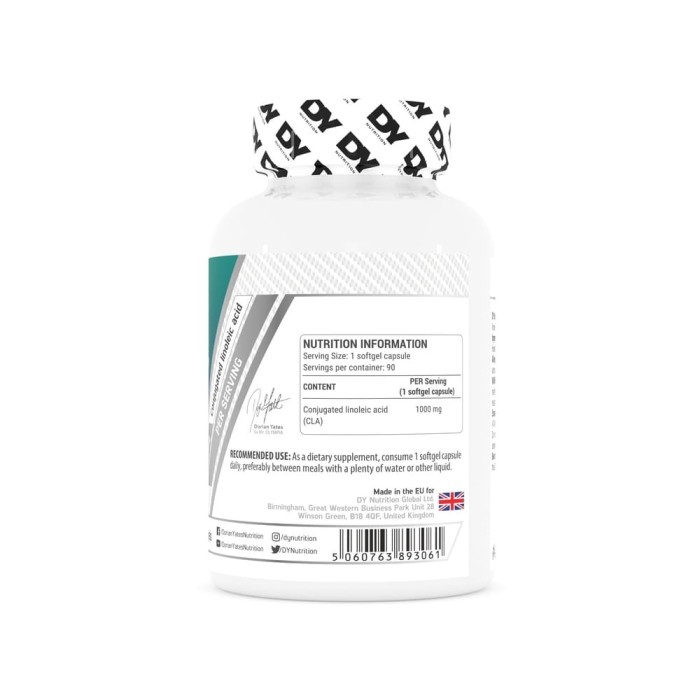 Acid Linoleic Conjugat (CLA) 90 capsule moi - Dorian Yates Nutrition