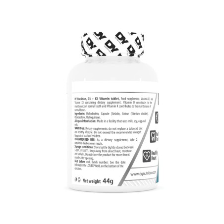 Vitamina D3 + K1 90 capsule - Dorian Yates Nutrition