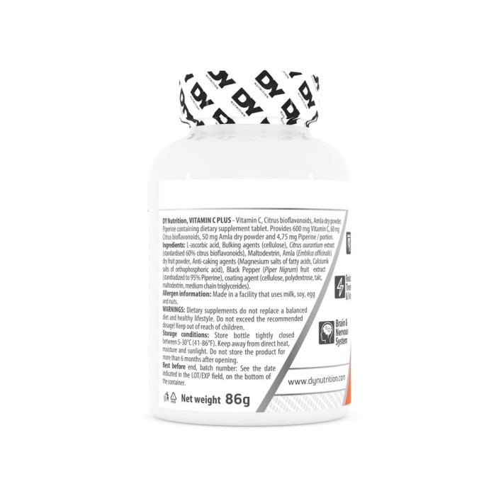 Vitamina C Plus 60 tablete - Dorian Yates Nutrition