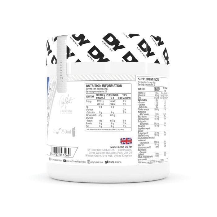 Testoboost Struguri 270g, 30 portii - Dorian Yates Nutrition