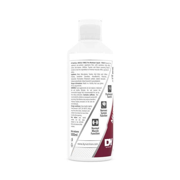 Muscle Force Pre-Workout Portocale 500 ml - Dorian Yates Nutrition