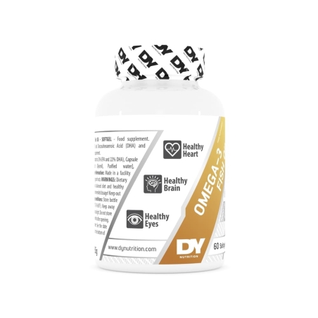 Omega-3 Ulei de Pește, 60 capsule moi - Dorian Yates Nutrition