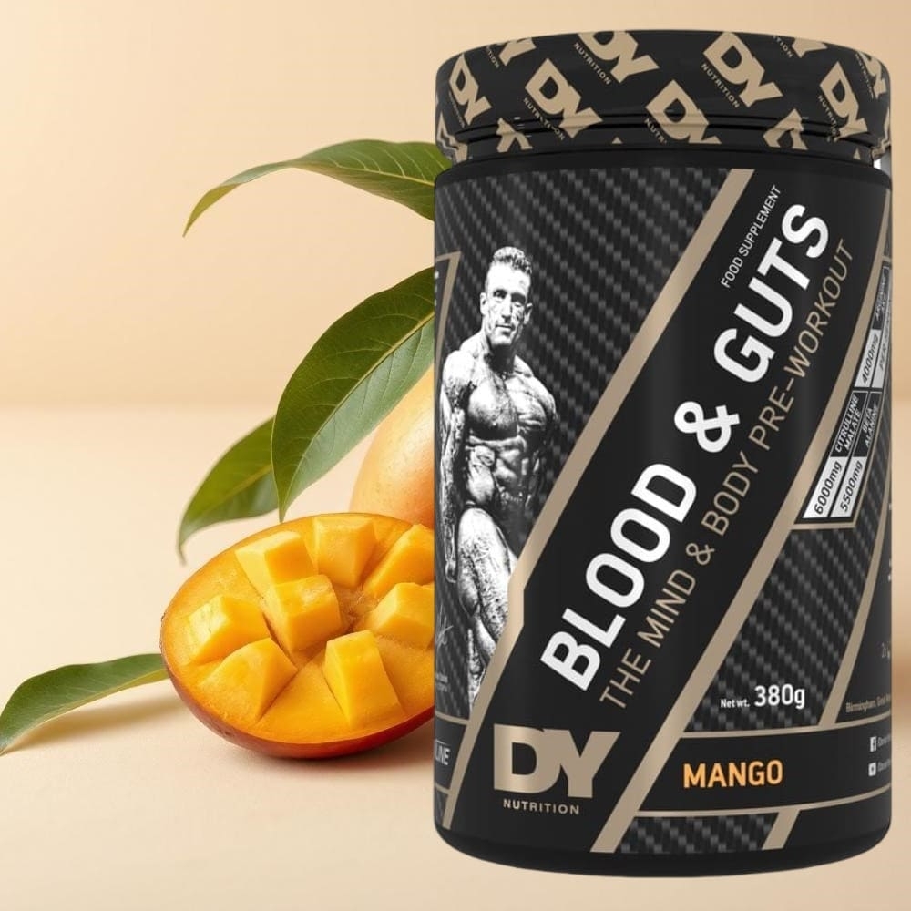 Blood & Guts Pre-Workout 380g Mango - Dorian Yates Nutrition