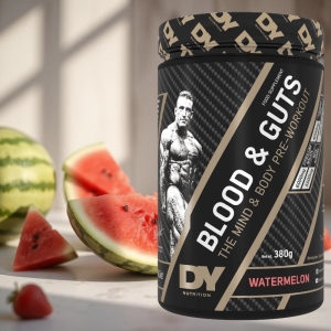 Blood & Guts Pre-Workout 380g Pepene Rosu - Dorian Yates Nutrition