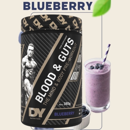 Blood & Guts Pre-Workout 380g Blueberry - Dorian Yates Nutrition